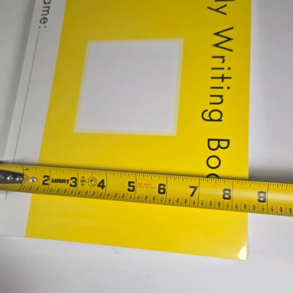 Pack of 6 My Writing Book Yellow Fountas and Pinnell LLI Heinemann Educational